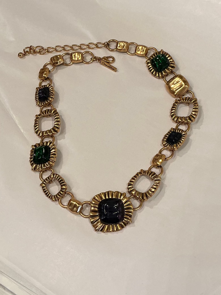 Oscar De La Renta stunning substantial necklace