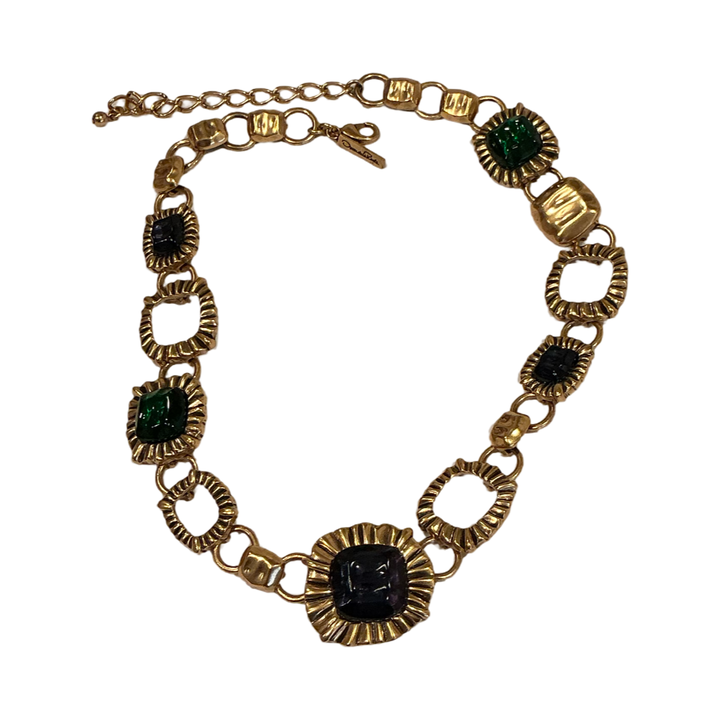 Oscar De La Renta stunning substantial necklace